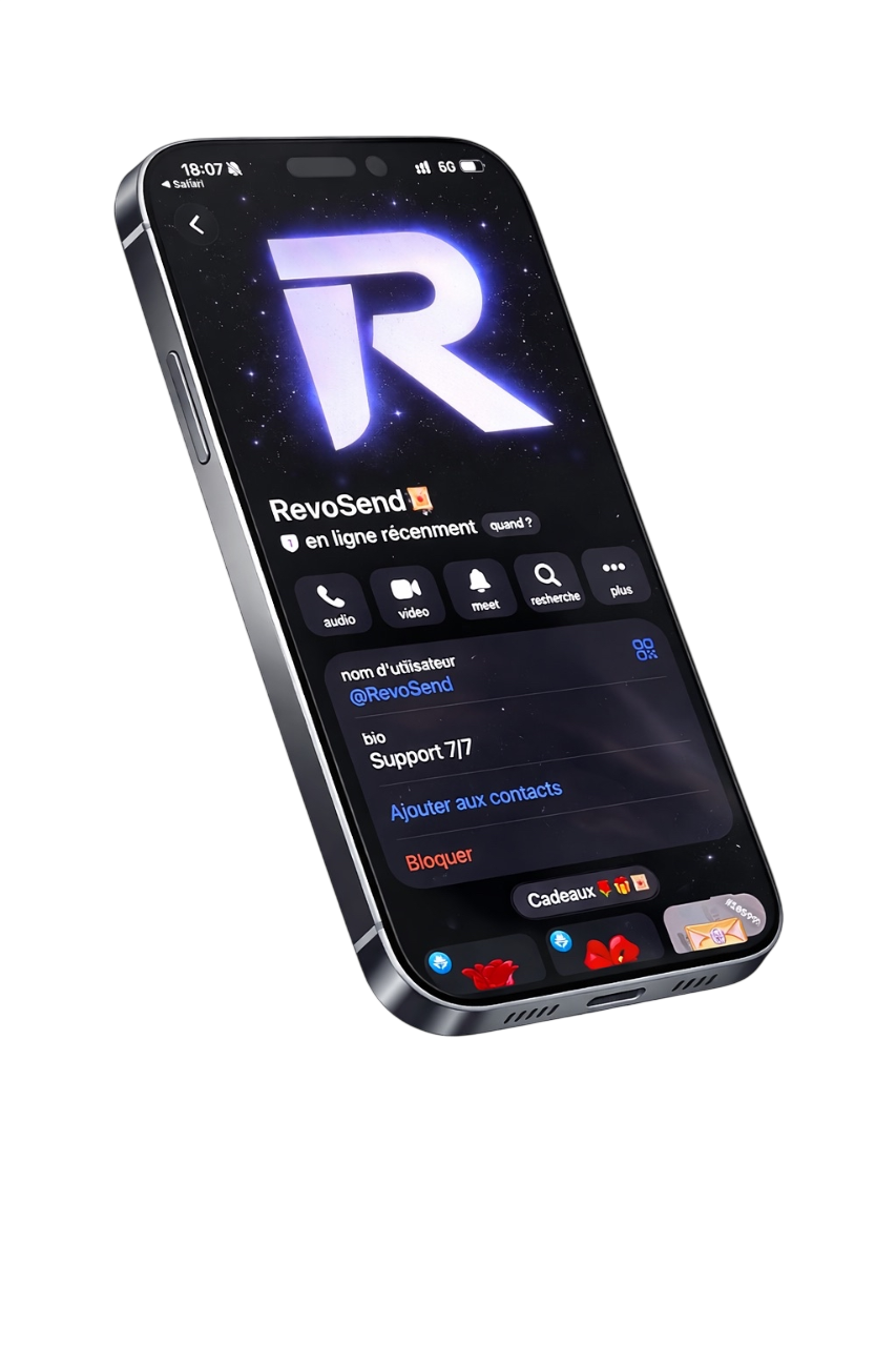 Telegram support RevoSend
